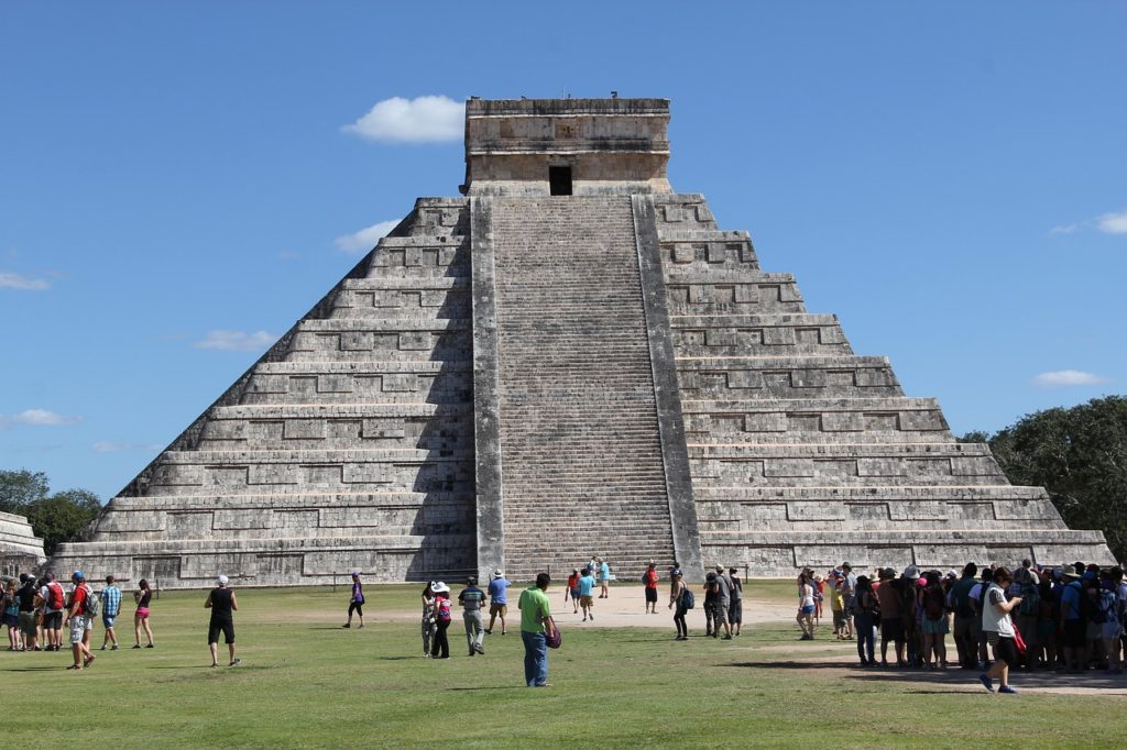 Pyramid at Chichen Itza, Mexico